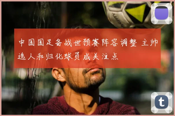 中国国足备战世预赛阵容调整 主帅选人和归化球员成关注点