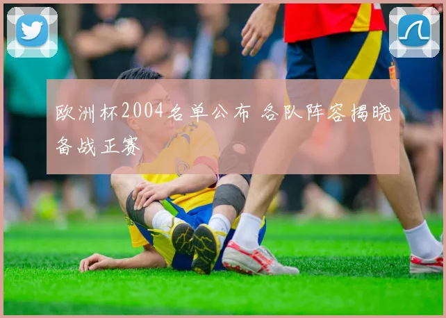 欧洲杯2004名单公布 各队阵容揭晓备战正赛
